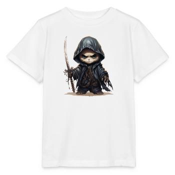 Panda Ninja With Spear Fantasy Shirt - Stanley/Stella MINI CREATOR Kids’ T-Shirt - white - Front - Maike (125cm)