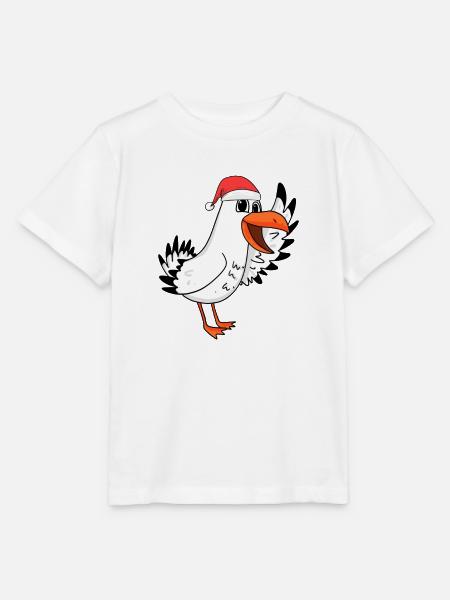 Möwe Weihnachten Nordsee Norddeutschland - Stanley/Stella Kinder T-Shirt MINI CREATOR - Weiß