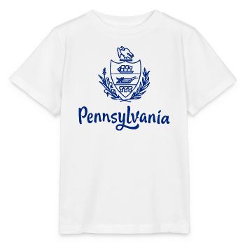 Zeigen Sie Farbe – Pennsylvania - Stanley/Stella Kinder T-Shirt MINI CREATOR  - Weiß - Vorne - Maike (125cm)