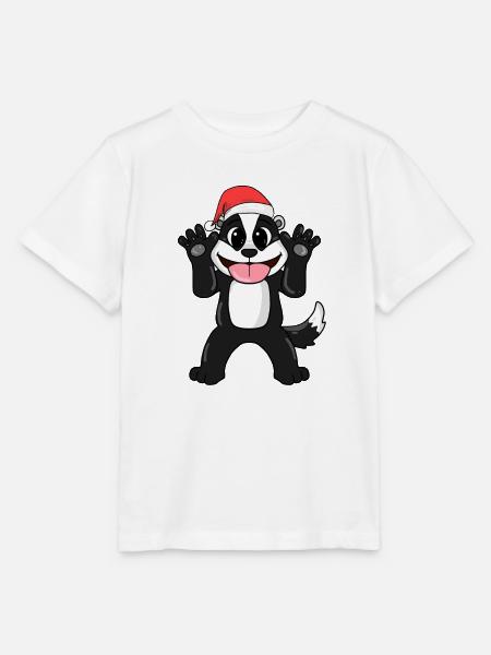 Stinktier Weihnachten - Stanley/Stella Kinder T-Shirt MINI CREATOR - Weiß