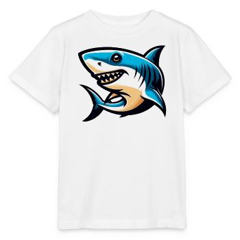 Requin blanc - T-shirt bio MINI CREATOR Stanley/Stella Enfant - blanc - Devant - Maike (125cm)