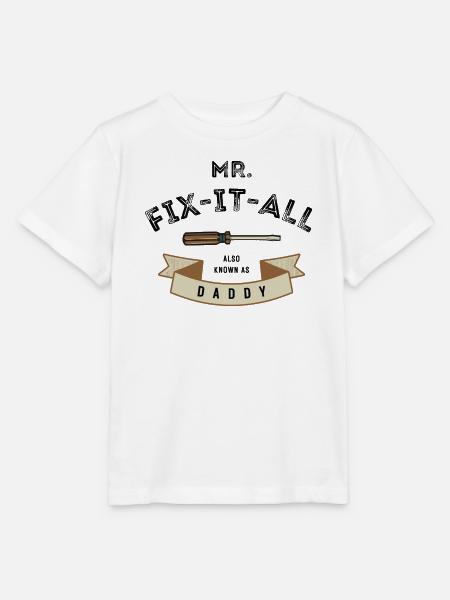 Ich repariere alles - Stanley/Stella Kinder T-Shirt MINI CREATOR  - Weiß