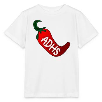 ADHS CHILISCHOTE - Stanley/Stella Kinder T-Shirt MINI CREATOR  - Weiß - Vorne - Maike (125cm)