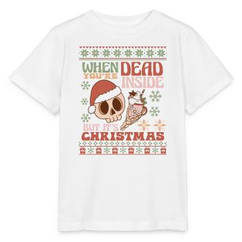 Ugly Christmas Sweater - Stanley/Stella MINI CREATOR Kids’ T-Shirt - white - Front - Maike (125cm)