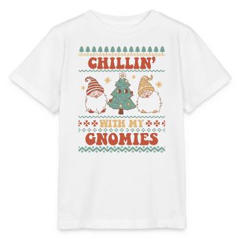 Ugly Christmas Sweater - Stanley/Stella MINI CREATOR Kids’ T-Shirt - white - Front - Maike (125cm)