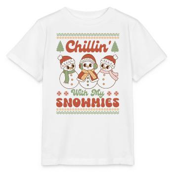 Ugly Christmas Sweater - Stanley/Stella MINI CREATOR Kids’ T-Shirt - white - Front - Maike (125cm)