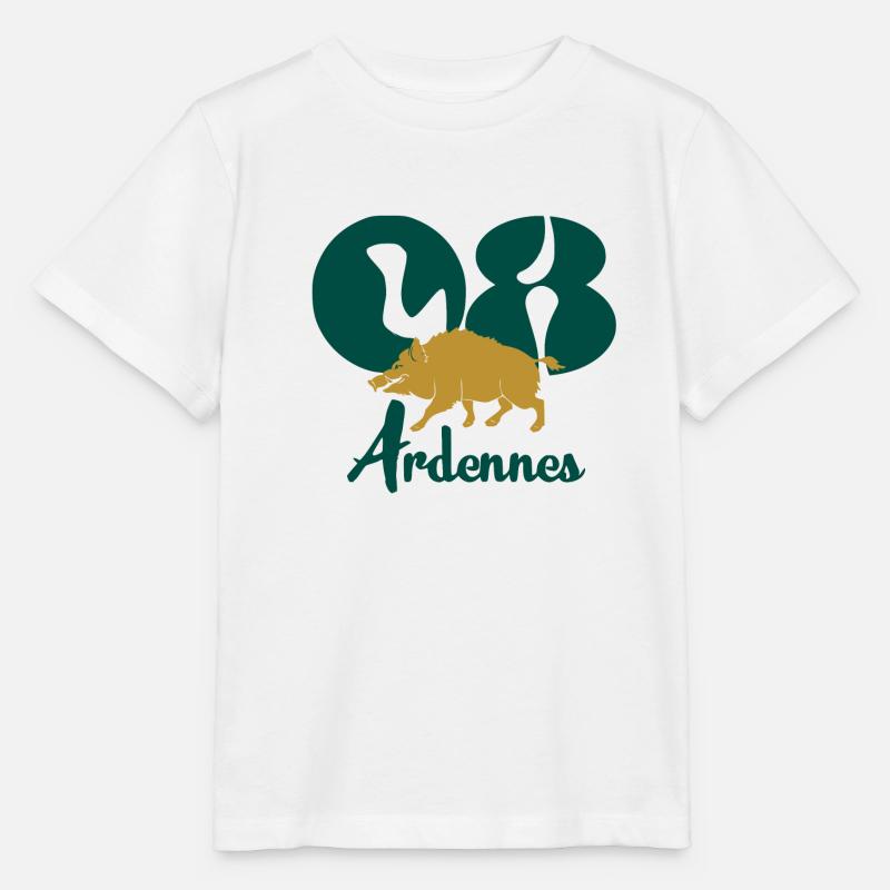 Ardennes - T-shirt bio MINI CREATOR Stanley/Stella Enfant - blanc