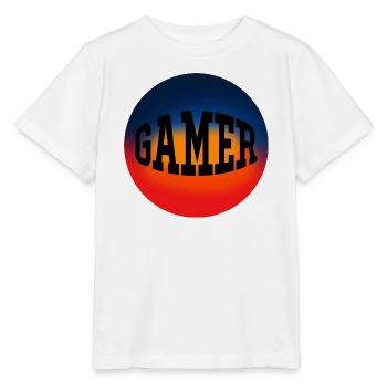 Gamer-Spielkonsole - Stanley/Stella Kinder T-Shirt MINI CREATOR  - Weiß - Vorne - Maike (125cm)
