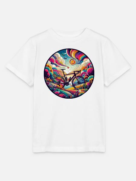 Fabelhafter Gravelbiker, Straße - Stanley/Stella Kinder T-Shirt MINI CREATOR - Weiß