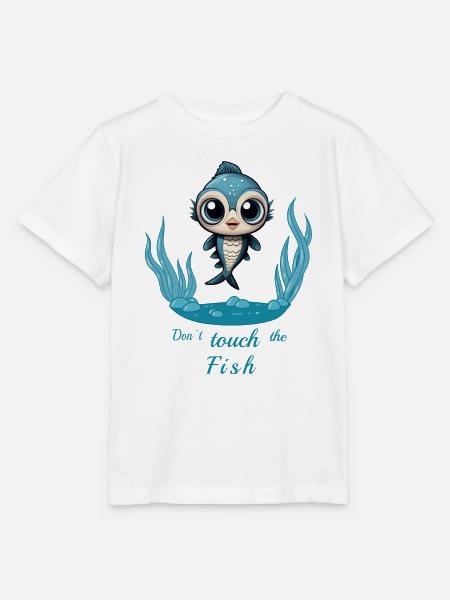 Süßer Fisch - Stanley/Stella Kinder T-Shirt MINI CREATOR - Weiß