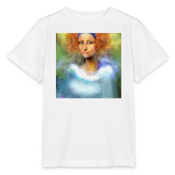 Kreative Powerfrau Digital-Art - Stanley/Stella Kinder T-Shirt MINI CREATOR  - Weiß - Vorne - Maike (125cm)