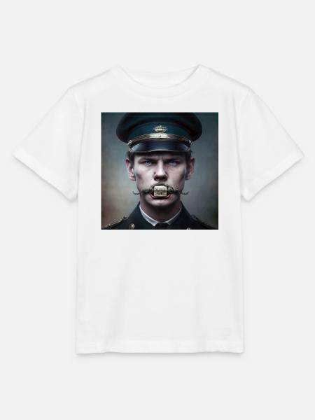 Verschwörung 04 - Halt die Klappe - Stanley/Stella Kinder T-Shirt MINI CREATOR  - Weiß