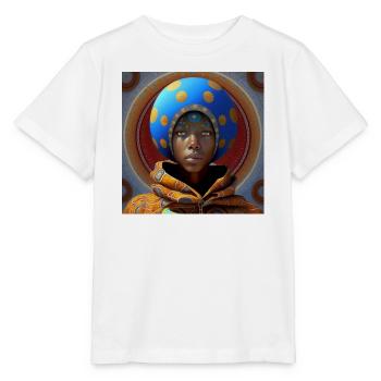 Porträt Frau 02 - Stanley/Stella Kinder T-Shirt MINI CREATOR  - Weiß - Vorne - Maike (125cm)