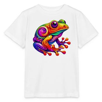 Frog - Stanley/Stella MINI CREATOR Kids’ T-Shirt - white - Front - Maike (125cm)
