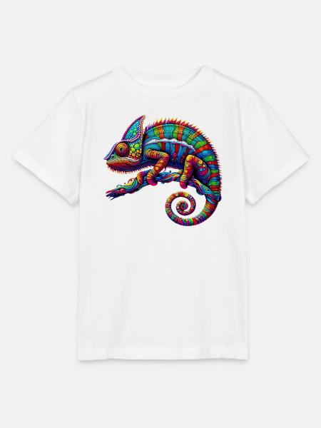 Chamäleon - Stanley/Stella Kinder T-Shirt MINI CREATOR - Weiß