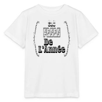 Elu Frère Année Frangin - T-shirt bio MINI CREATOR Stanley/Stella Enfant - blanc - Devant - Maike (125cm)