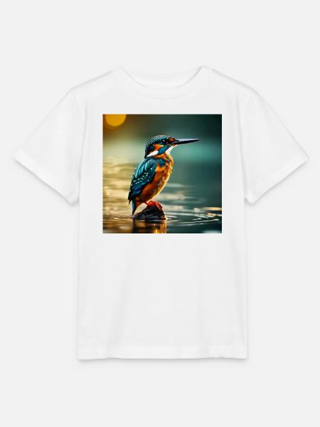 Eisvogel - Stanley/Stella Kinder T-Shirt MINI CREATOR  - Weiß