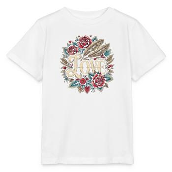 Amour - T-shirt bio MINI CREATOR Stanley/Stella Enfant - blanc - Devant - Maike (125cm)
