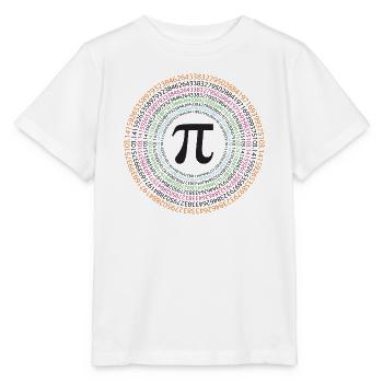 Pi Day - Bonne journée Pi - T-shirt bio MINI CREATOR Stanley/Stella Enfant - blanc - Devant - Maike (125cm)