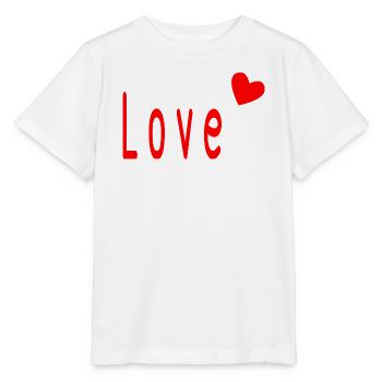 VALENTINE'S DAY. Bachelorette party. I LOVE YOU. I LOVE YOU. LOVE - Stanley/Stella MINI CREATOR Kids’ T-Shirt - white - Front - Maike (125cm)