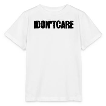 Je ne me soucie pas de la déclaration - T-shirt bio MINI CREATOR Stanley/Stella Enfant - blanc - Devant - Maike (125cm)