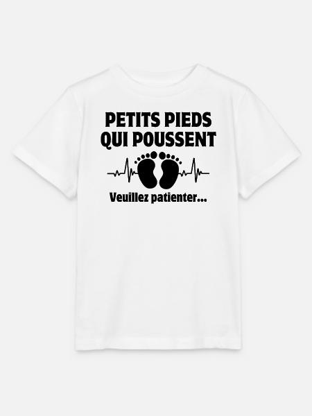 Werdender Vater, werdende Mutter, werdendes Baby - Stanley/Stella Kinder T-Shirt MINI CREATOR  - Weiß