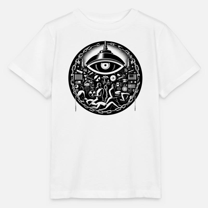 Technologie de l’œil - T-shirt bio MINI CREATOR Stanley/Stella Enfant - blanc