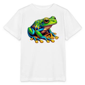 Frog - Stanley/Stella MINI CREATOR Kids’ T-Shirt - white - Front - Maike (125cm)