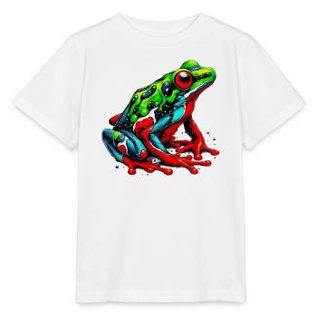 Frog - Stanley/Stella MINI CREATOR Kids’ T-Shirt - white - Front - Maike (125cm)