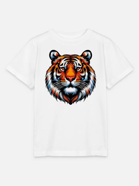 Tiger - Stanley/Stella Kinder T-Shirt MINI CREATOR - Weiß
