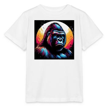 Gorilla - Stanley/Stella Kinder T-Shirt MINI CREATOR  - Weiß - Vorne - Maike (125cm)