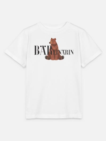 Bär Logo Illustration - Stanley/Stella Kinder T-Shirt MINI CREATOR  - Weiß
