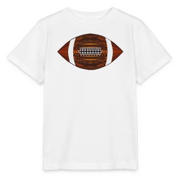 Rugby football with an unusual pattern - Stanley/Stella MINI CREATOR Kids’ T-Shirt - white - Front - Maike (125cm)