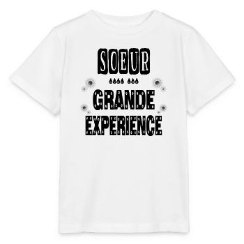 Sœur Avec Une Grande Expérience Frangine - T-shirt bio MINI CREATOR Stanley/Stella Enfant - blanc - Devant - Maike (125cm)