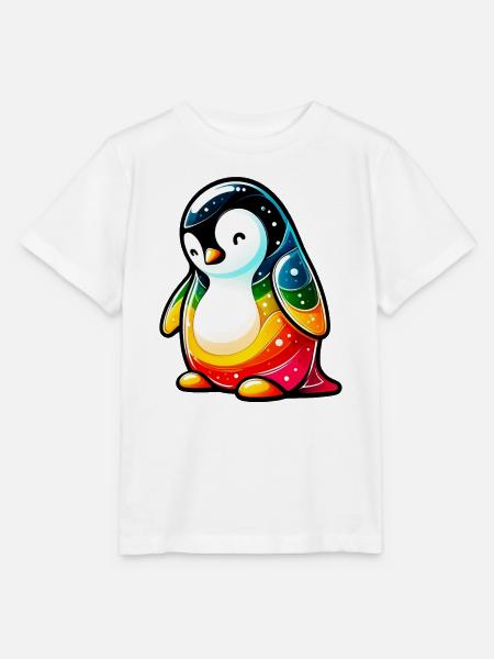 Pinguin - Stanley/Stella Kinder T-Shirt MINI CREATOR - Weiß