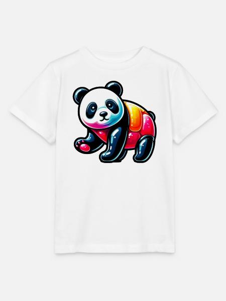 Panda - Stanley/Stella Kinder T-Shirt MINI CREATOR - Weiß