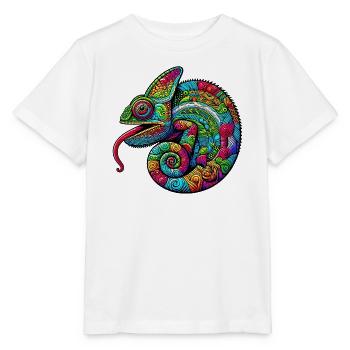 Chameleon - Stanley/Stella MINI CREATOR Kids’ T-Shirt - white - Front - Maike (125cm)