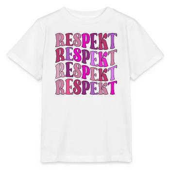 RESPEKT SOLIDARITÄT ZUSAMMENHALT - Stanley/Stella Kinder T-Shirt MINI CREATOR  - Weiß - Vorne - Maike (125cm)