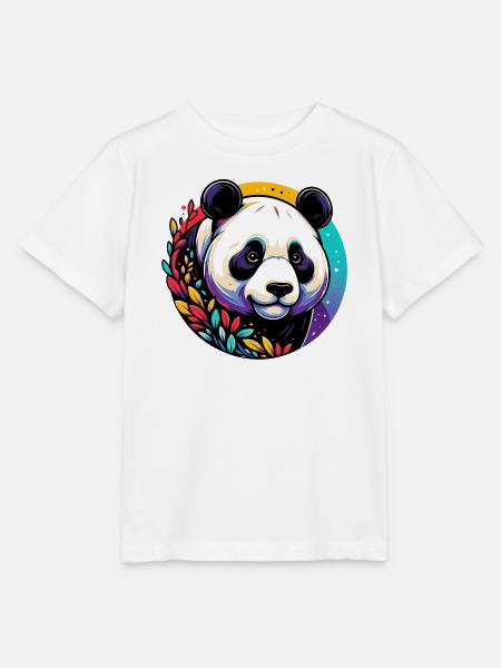 Panda - Stanley/Stella Kinder T-Shirt MINI CREATOR - Weiß