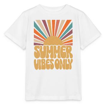 Nur Sommer-Vibes - Stanley/Stella Kinder T-Shirt MINI CREATOR  - Weiß - Vorne - Maike (125cm)