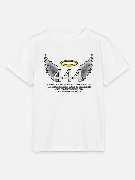 Engelszahl 444 Flügelglanz - Stanley/Stella Kinder T-Shirt MINI CREATOR - Weiß