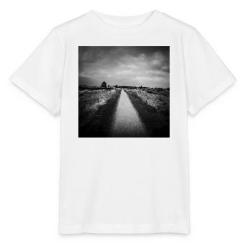 Path Path St. Peter Ording Dunes North Sea Poster - Stanley/Stella MINI CREATOR Kids’ T-Shirt - white - Front - Maike (125cm)
