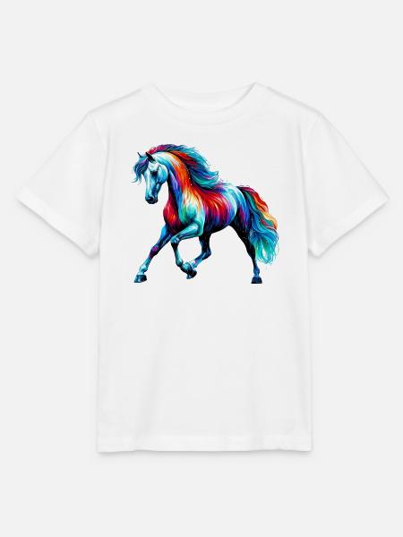 Pferd - Stanley/Stella Kinder T-Shirt MINI CREATOR - Weiß