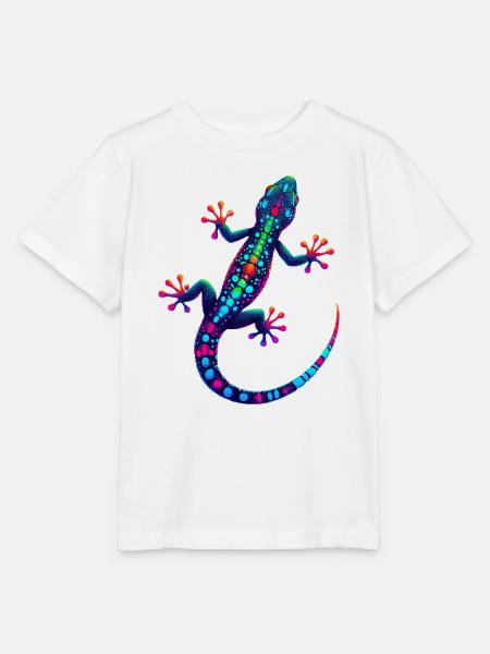 Gecko - Stanley/Stella Kinder T-Shirt MINI CREATOR  - Weiß