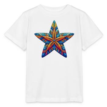 Étoile de mer - T-shirt bio MINI CREATOR Stanley/Stella Enfant - blanc - Devant - Maike (125cm)