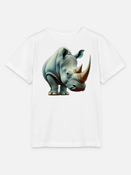 Nashorn - Stanley/Stella Kinder T-Shirt MINI CREATOR - Weiß