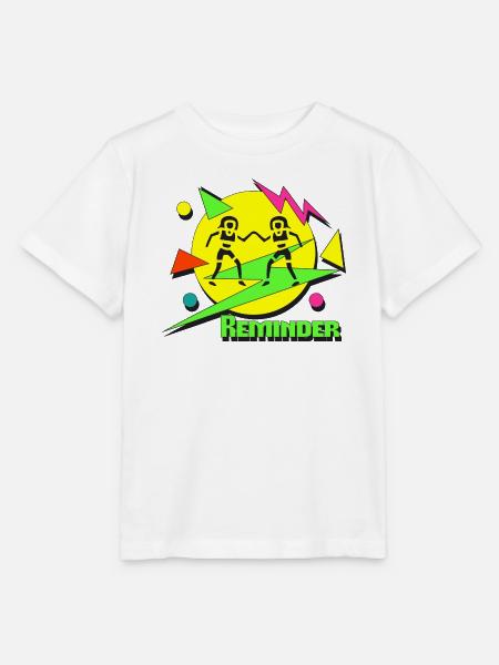 Reminder 80s - Stanley/Stella Kinder T-Shirt MINI CREATOR  - Weiß