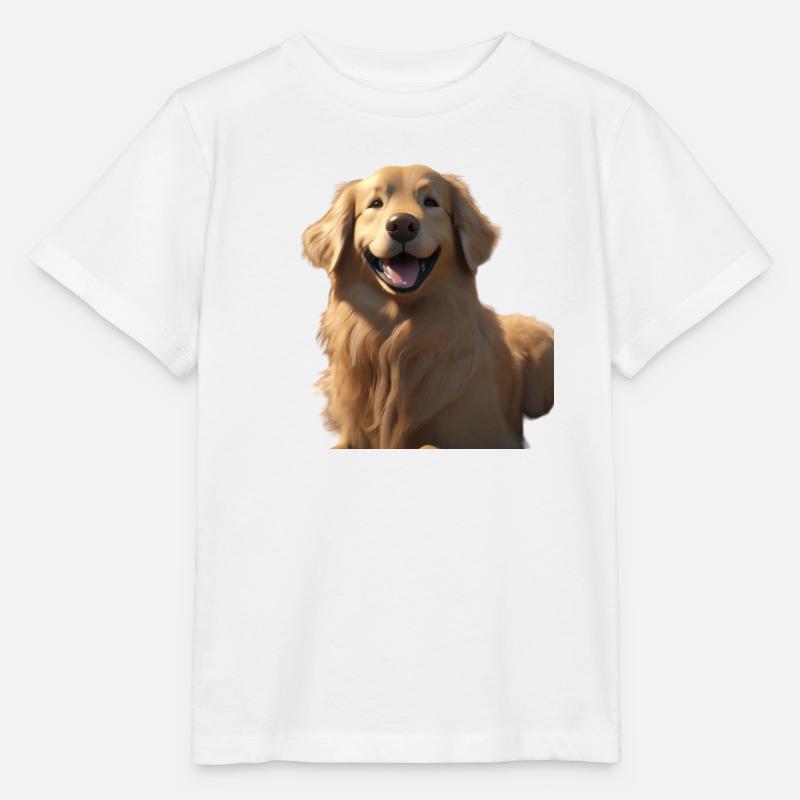 Golden Retriever - Stanley/Stella Kinder T-Shirt MINI CREATOR - Weiß
