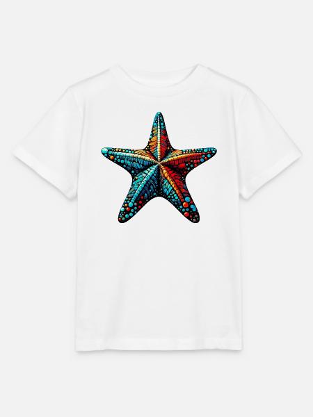 Seestern - Stanley/Stella Kinder T-Shirt MINI CREATOR - Weiß