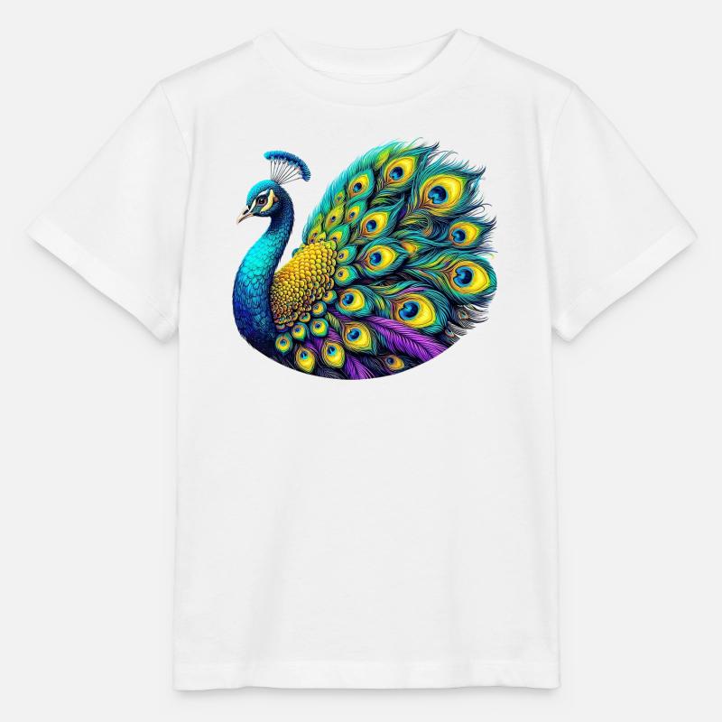 Paon - T-shirt bio MINI CREATOR Stanley/Stella Enfant - blanc